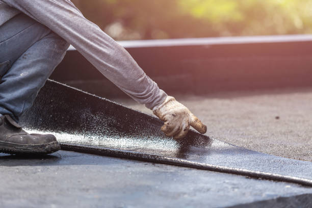 Professional Exterior Waterproofing technician working in Ohio City, OH
